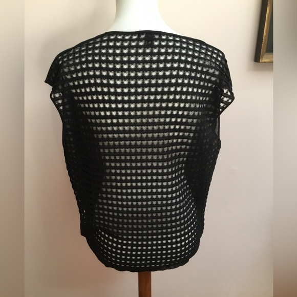Eileen Fisher Knit Open Weave Top - Picture 2 of 2